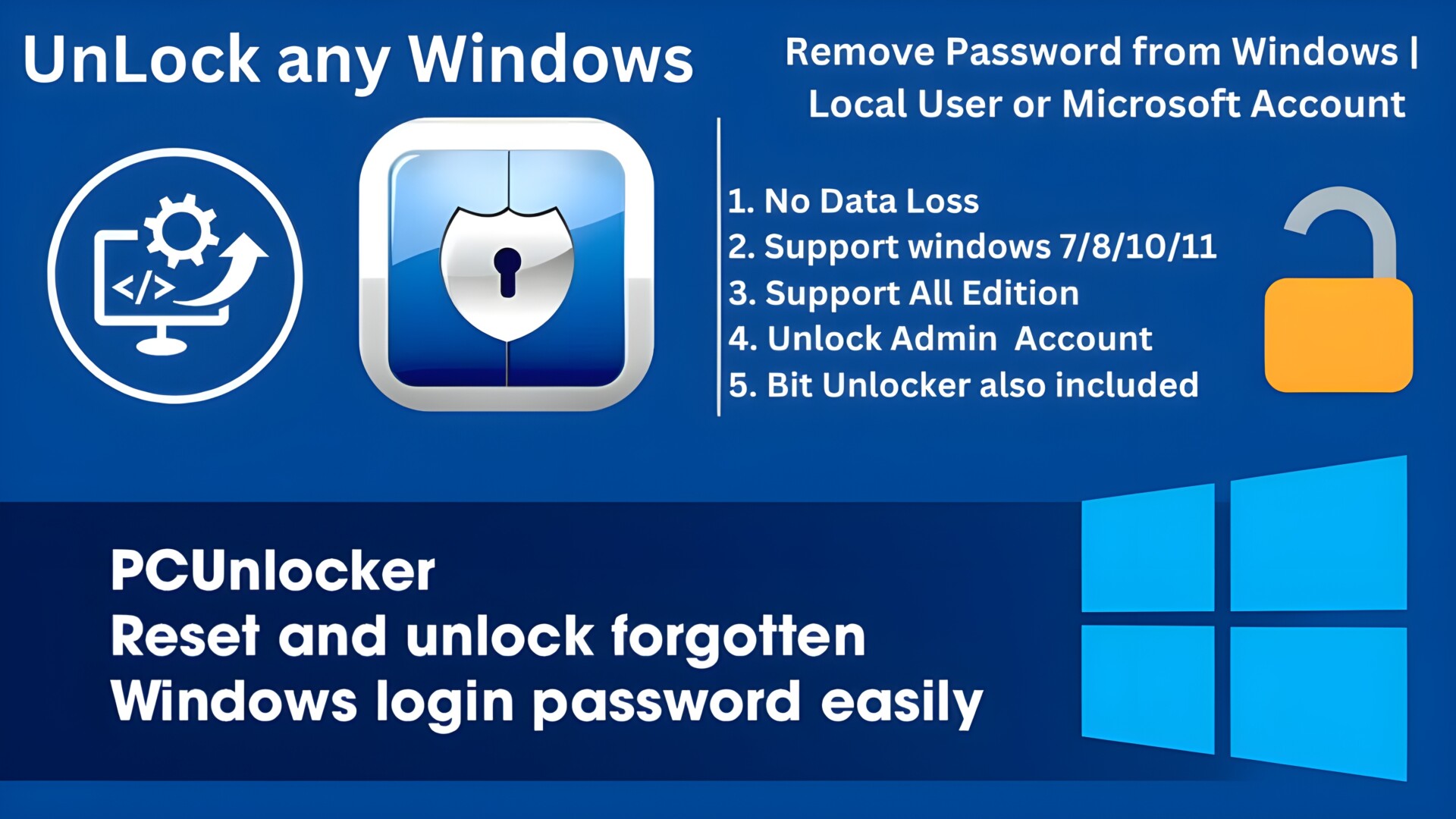 PCUnlocker: The Ultimate Solution for Windows Password Recovery