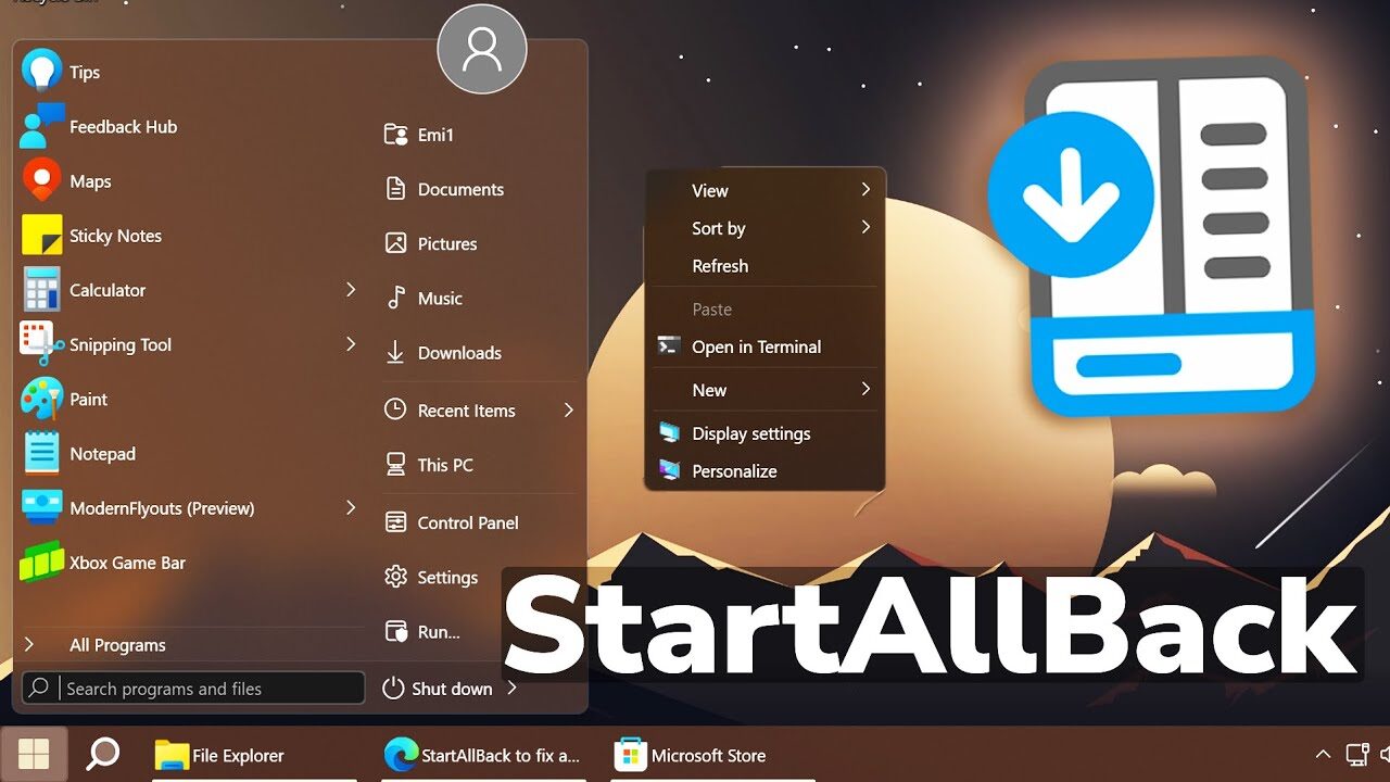 StartAllBack v3.9.7 Activated Download For PC in Free | 2025