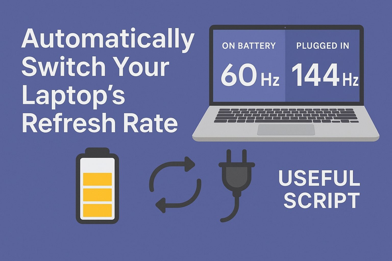 Boost Battery or Performance Automatically: Shift Between 60Hz and Maximum Refresh Rate