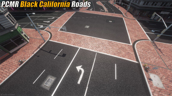 Black California Roads PCMR